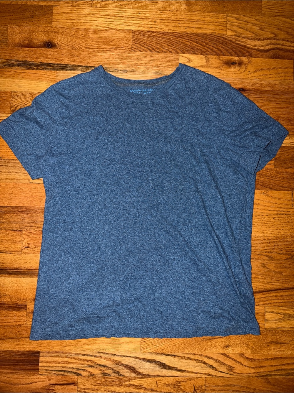 Banana Republic Soft Wash Women’s Blue Crewneck T-Shirt Tee Shirt Large L